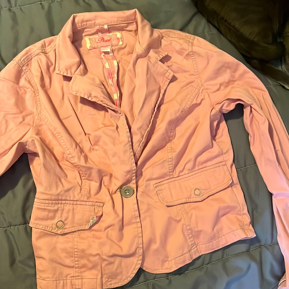 Girls pink coat